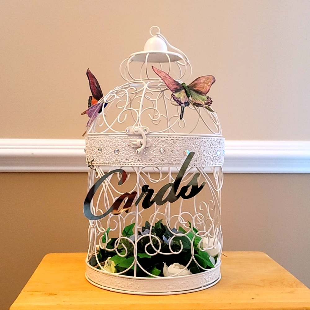 Wedding Card Birdcage